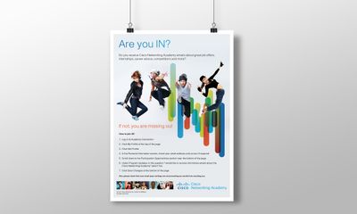 Cisco NetAcad poster design